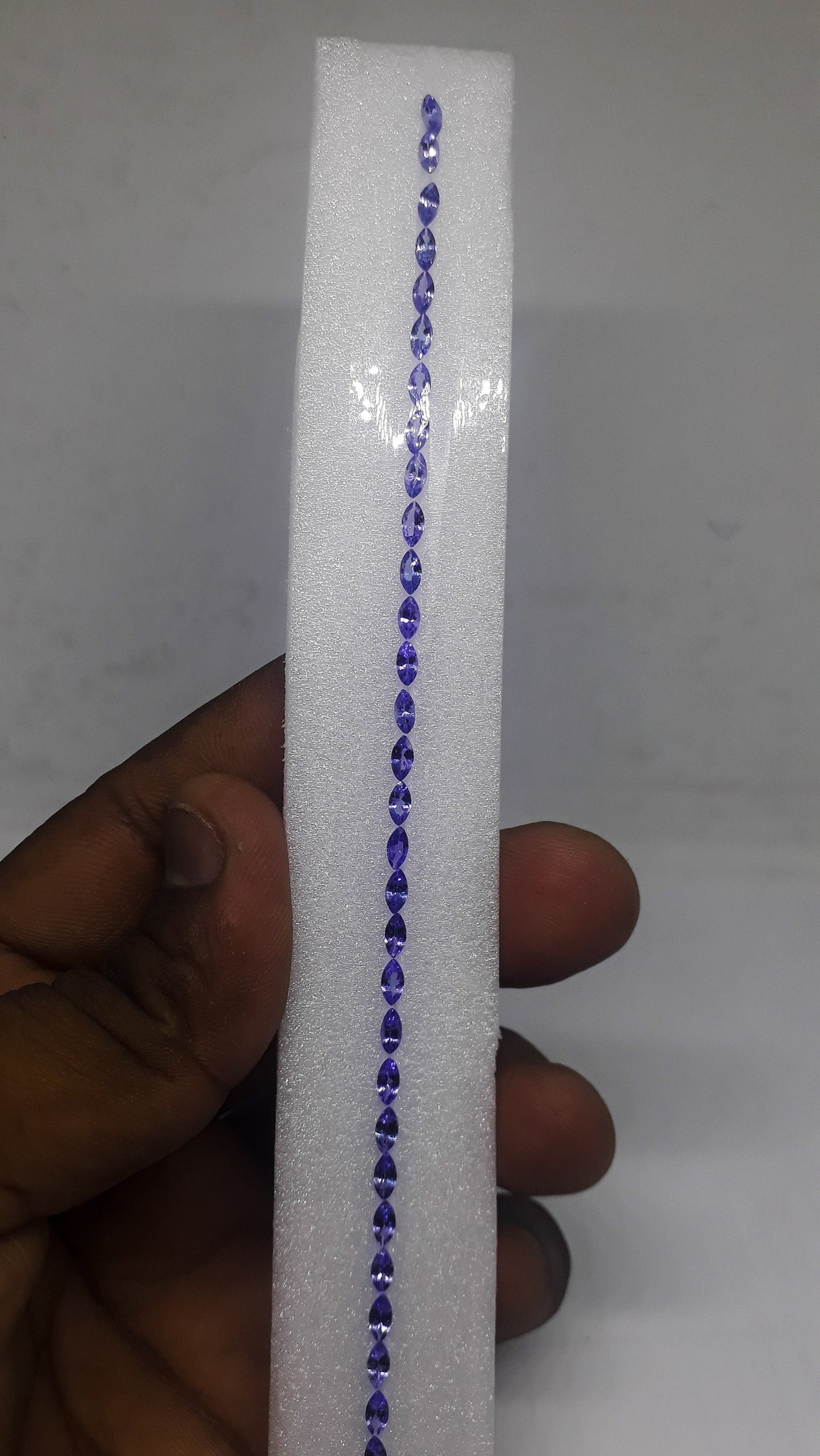 tanzanite marquise cut bracelet line, photo 5
