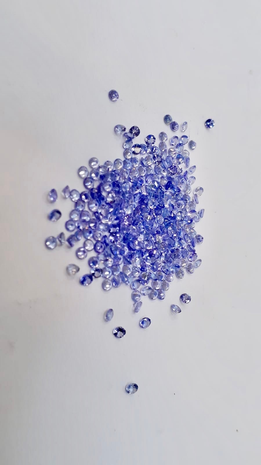 2mm natural tanzanite round loose lot, photo 4