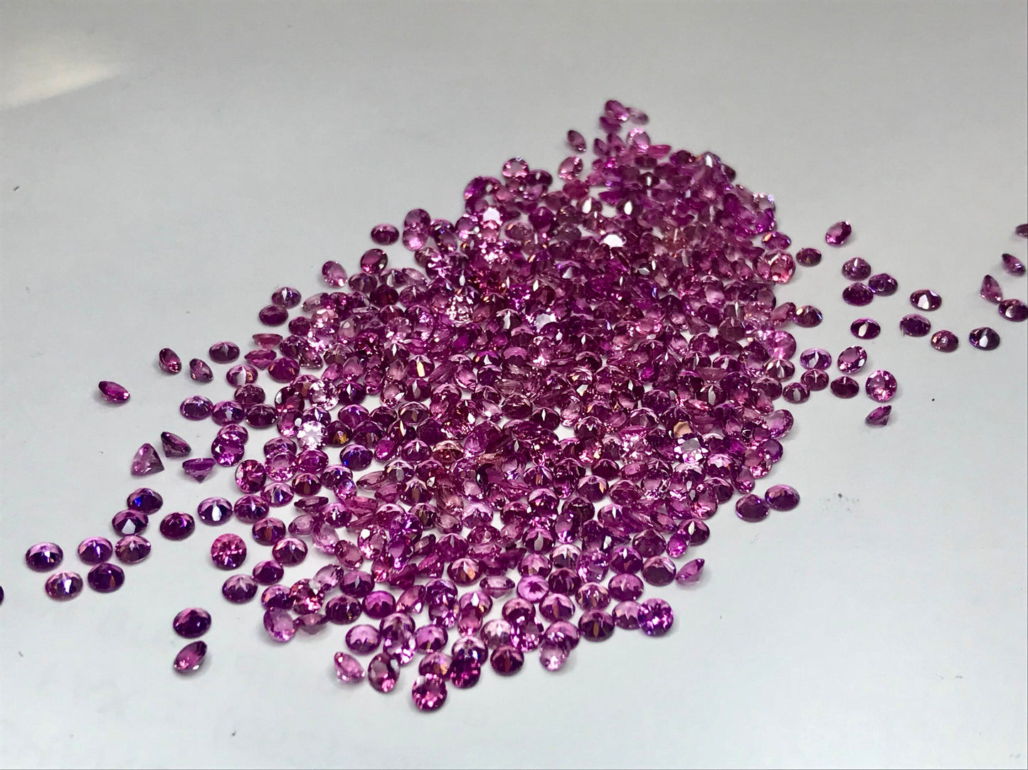 2.7mm pink tourmaline round loose lot, photo 5