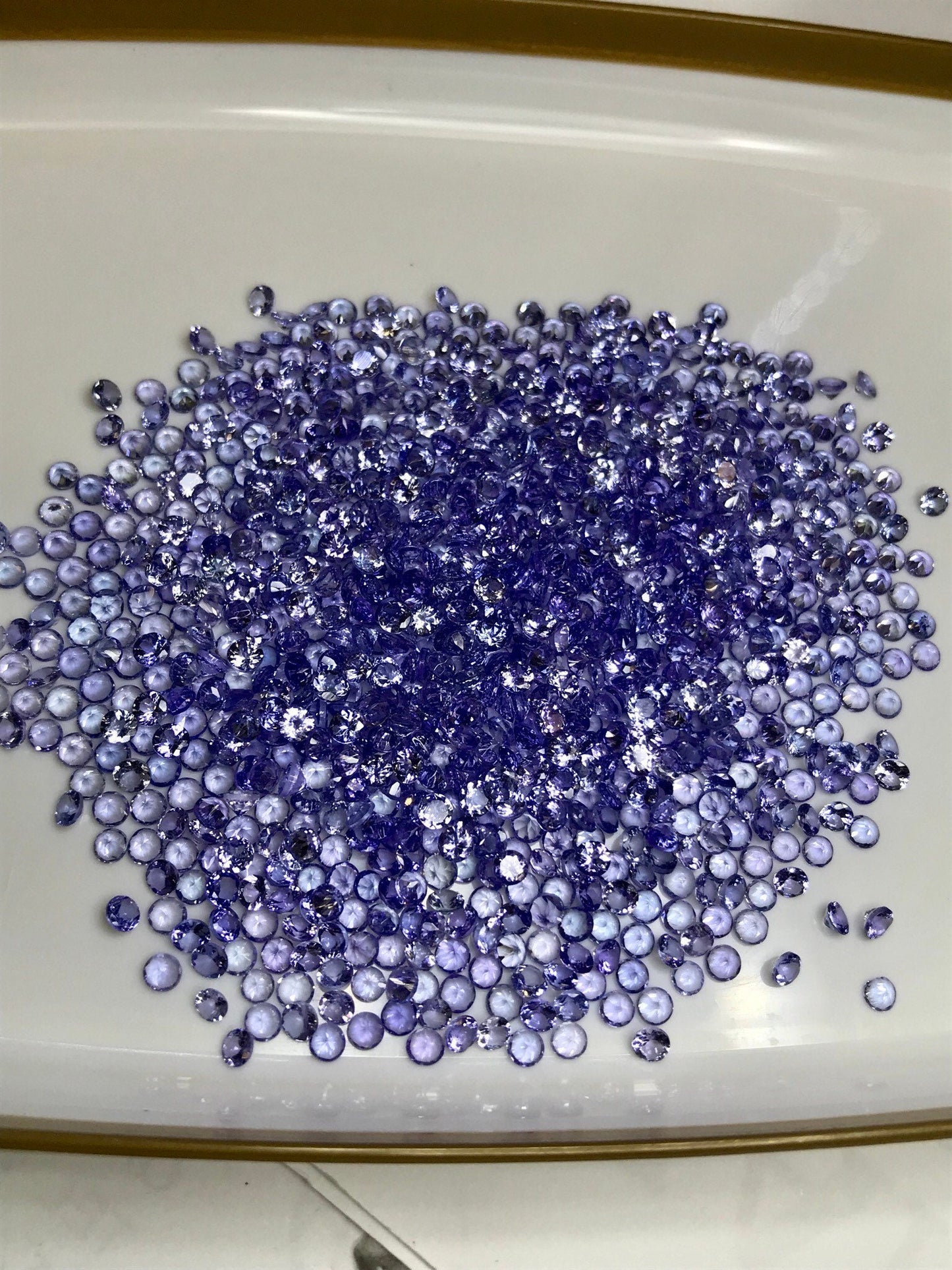 2.5mm Tanzanite Rounds Good Color December Birthstones Super Fine Cut 30Stones pack