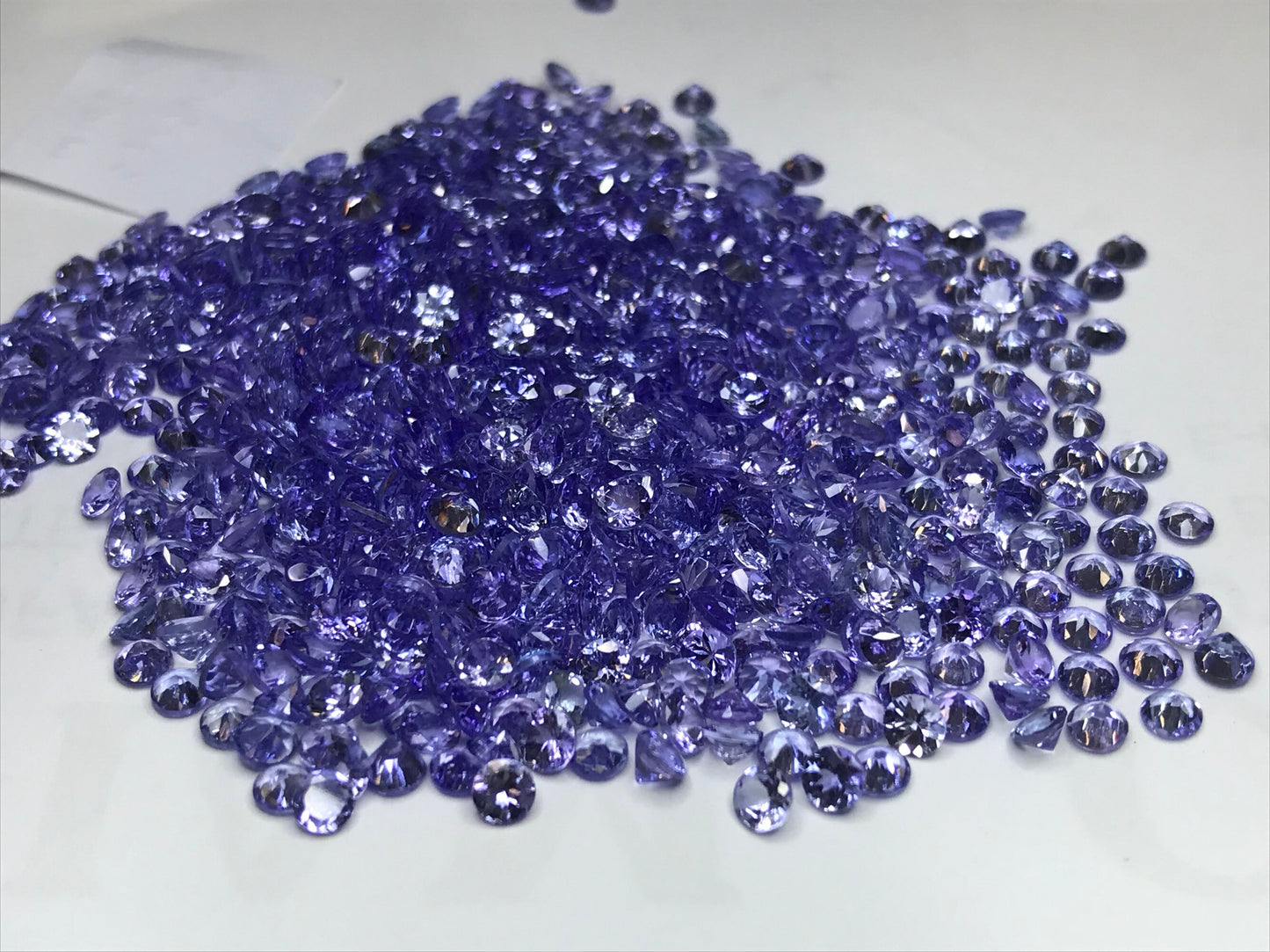 3mm natural tanzanite round loose lot, photo 5