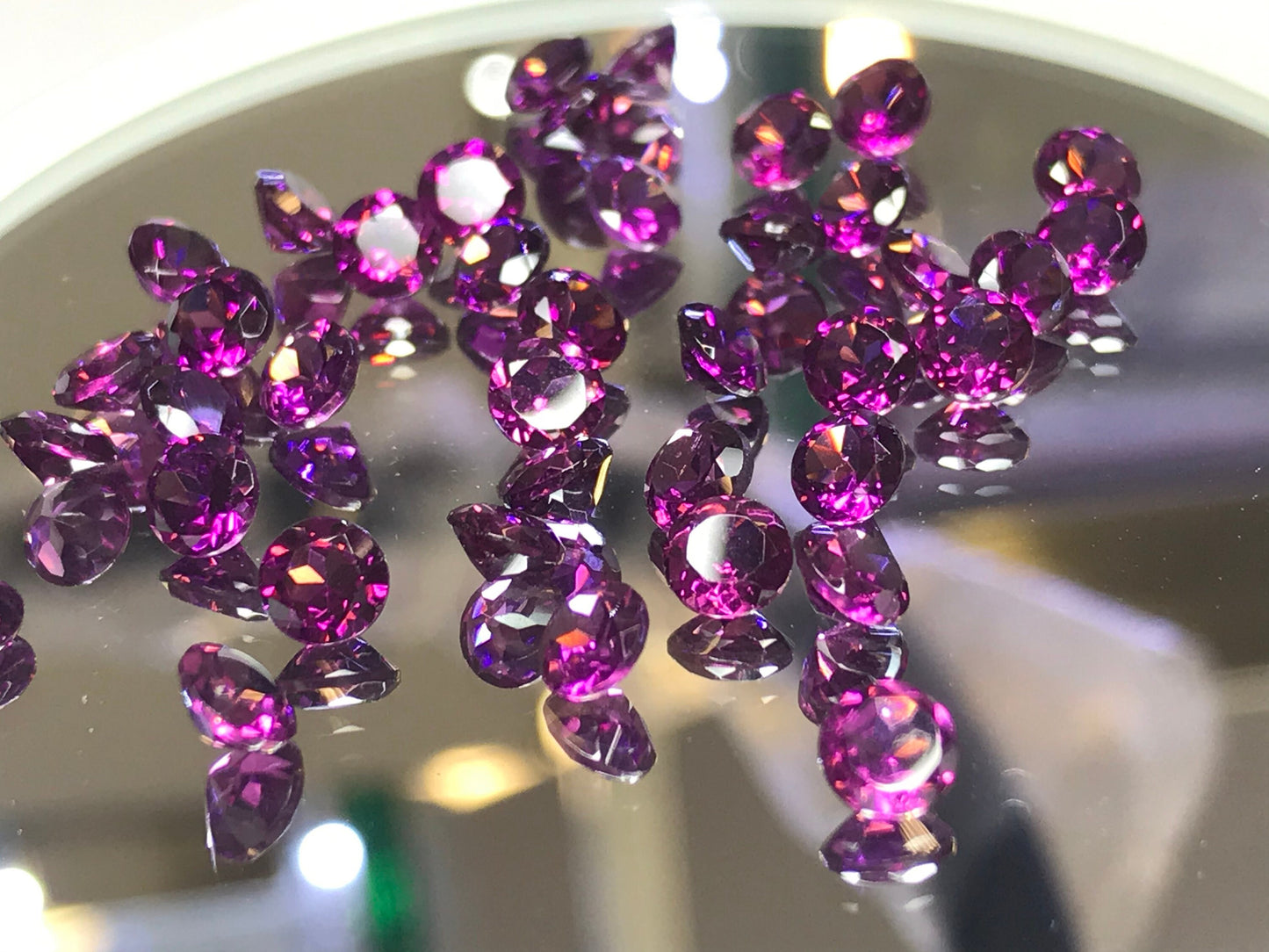 4mm Rounds Top Quality Purple Rodolight sevral pack