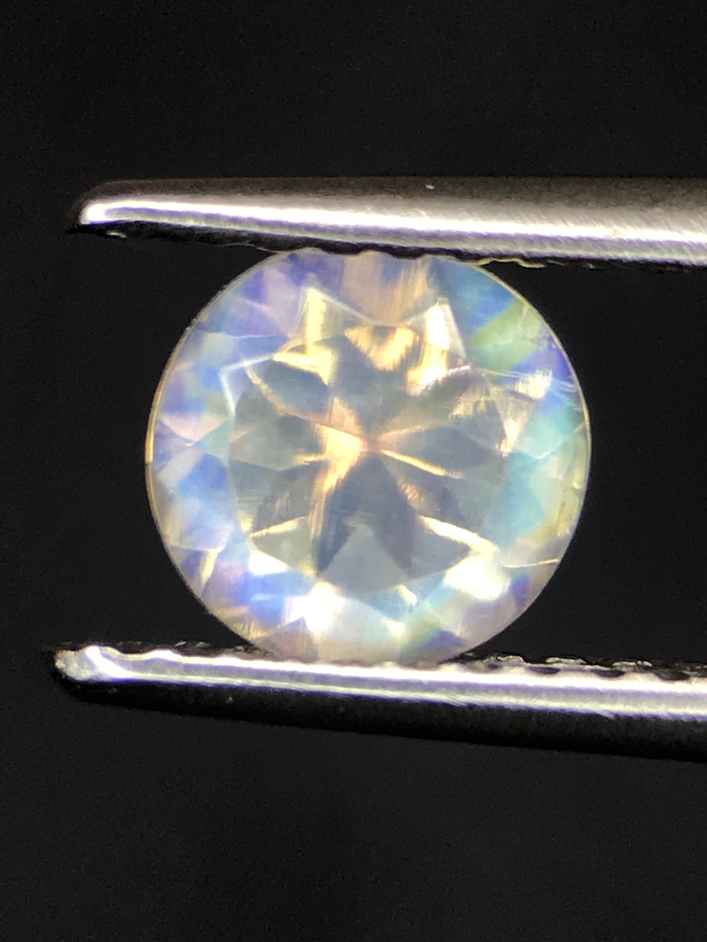 6mm rainbow moonstone round gem, photo 4