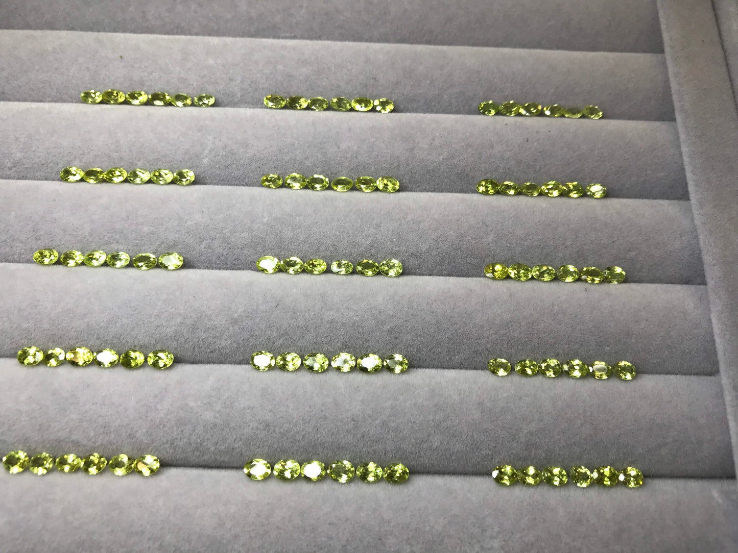 4x3mm grossular garnet oval loose stones, photo 5