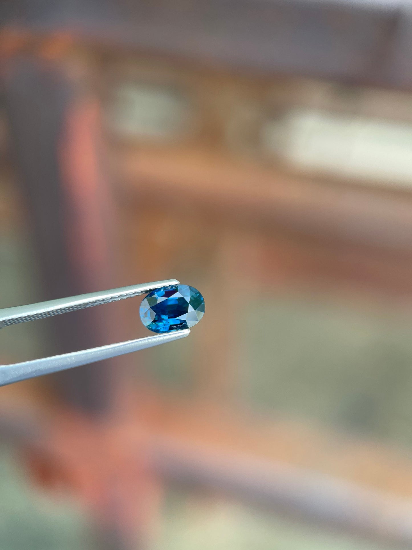 7.2x5.2mm blue sapphire oval cut, 1.26ct, photo 5