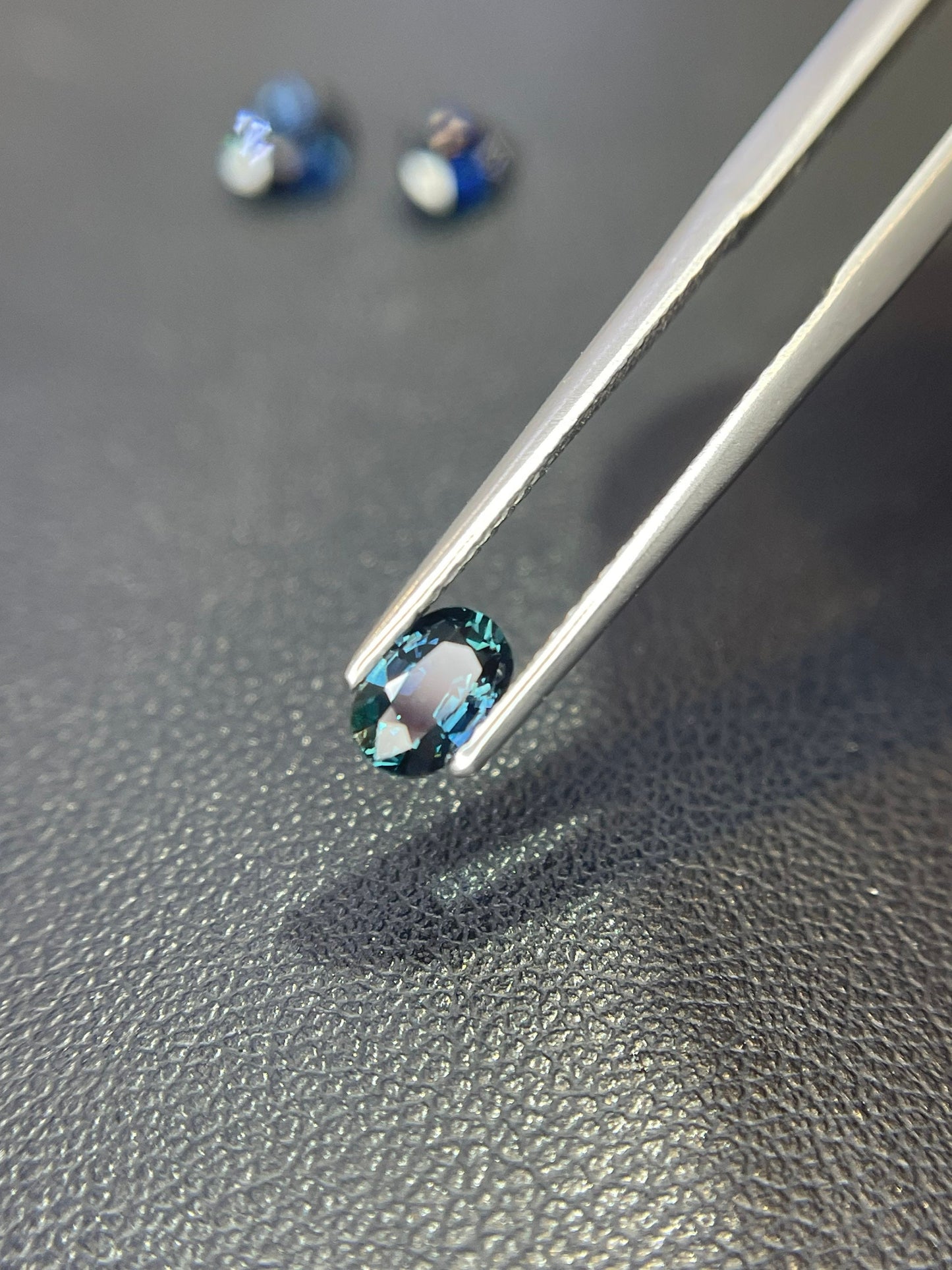 6x4mm teal sapphire oval cut, 0.66ct, photo 4