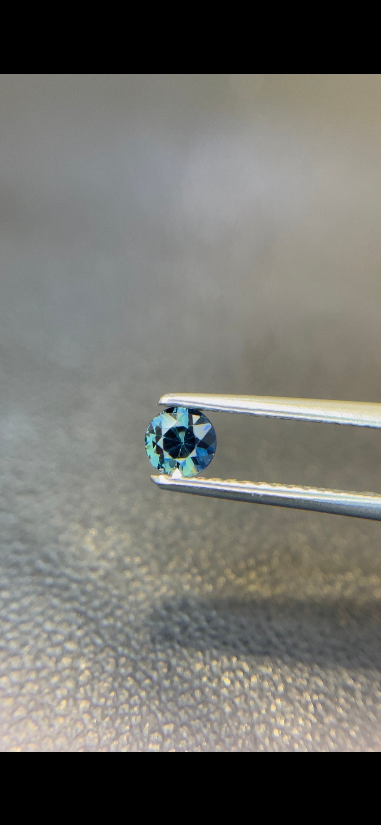4MM Round Brilliant Cut Teal Sapphire Blue Green Natural Stone Good Quality With Excellent Cut Lt#05