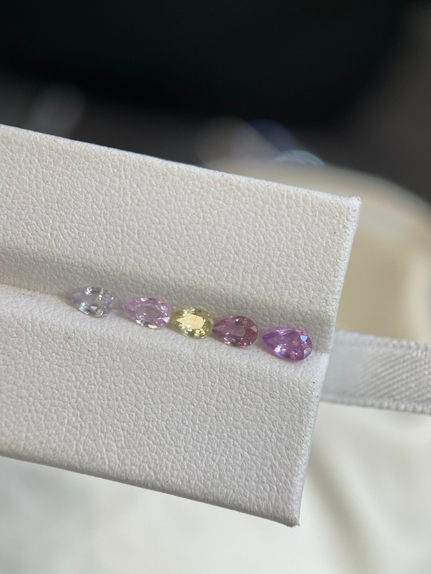 5x3mm unheated pastel sapphire pear, 5pc, photo 5