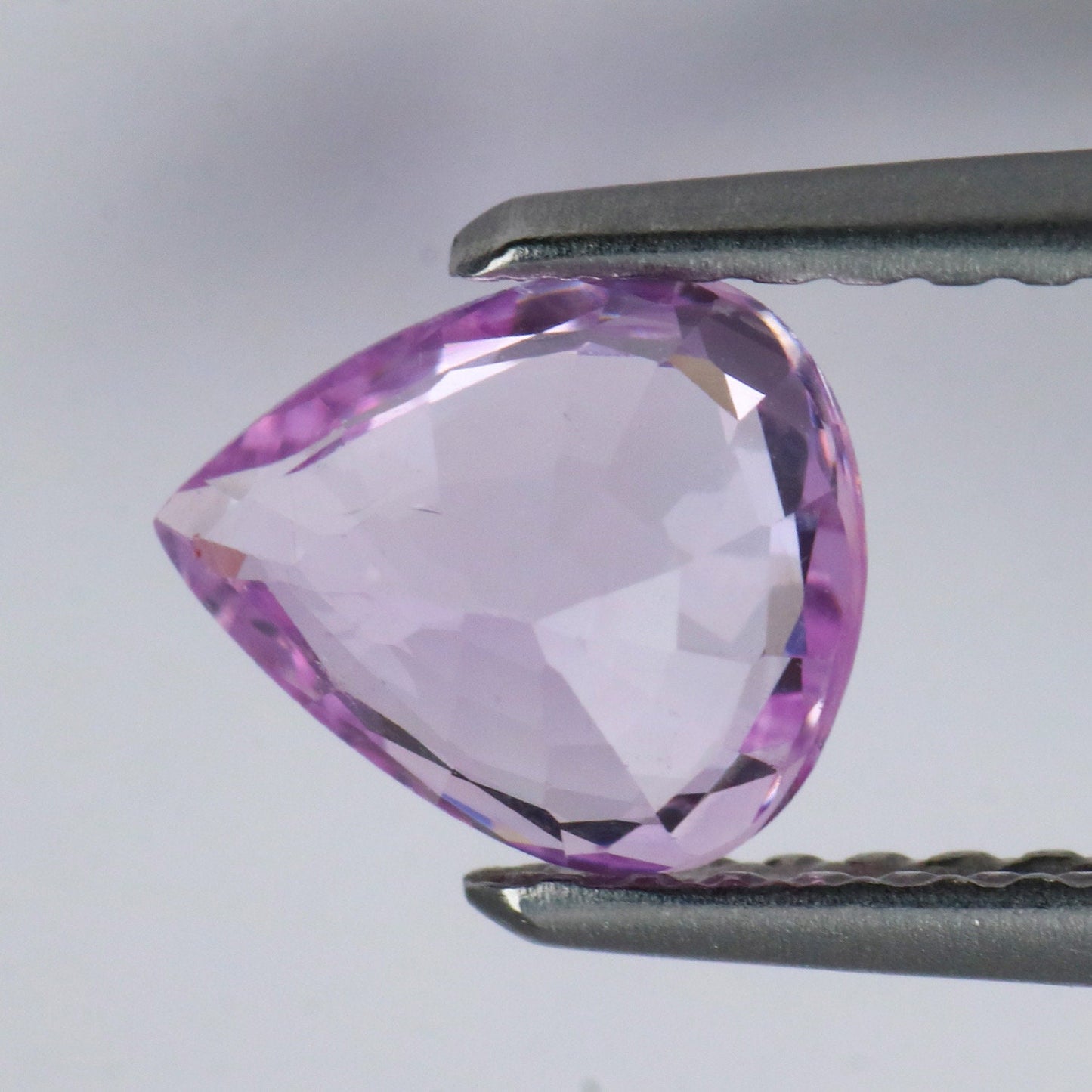 1.19 Carat Baby Pink Sapphire Pear Cut Natural Loose Gemstone High Quality