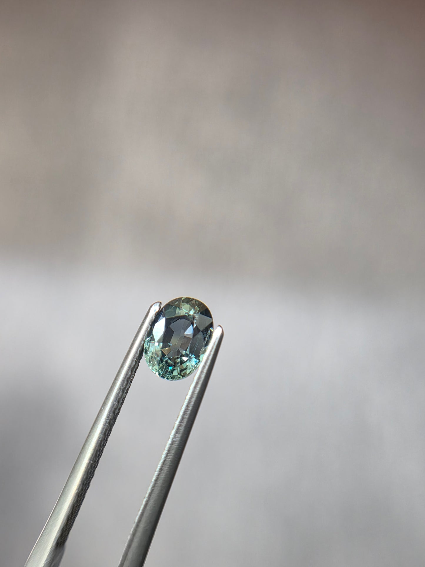 1.17ct natural teal sapphire oval, photo 5