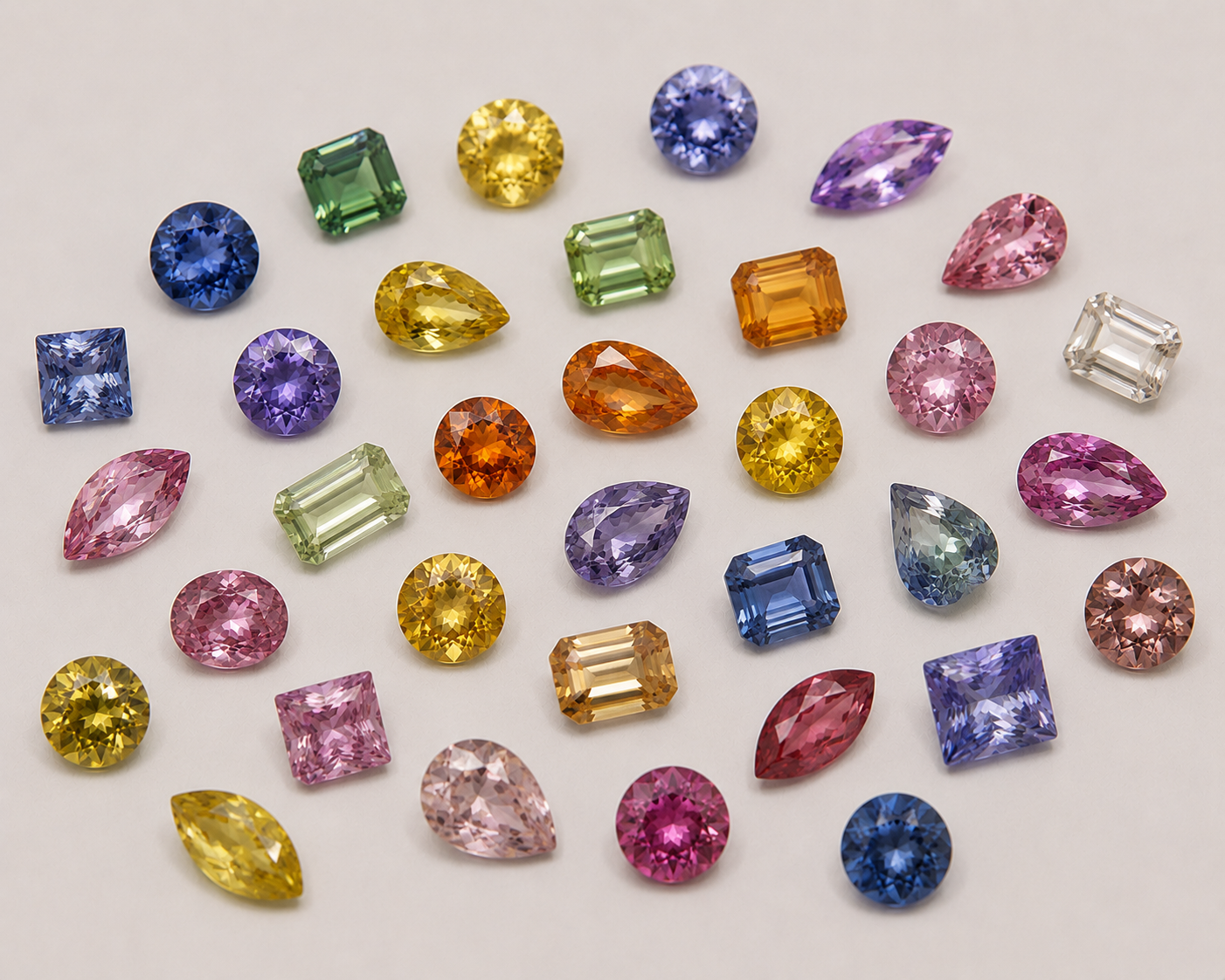 Natural Rainbow Sapphire Loose Stones
