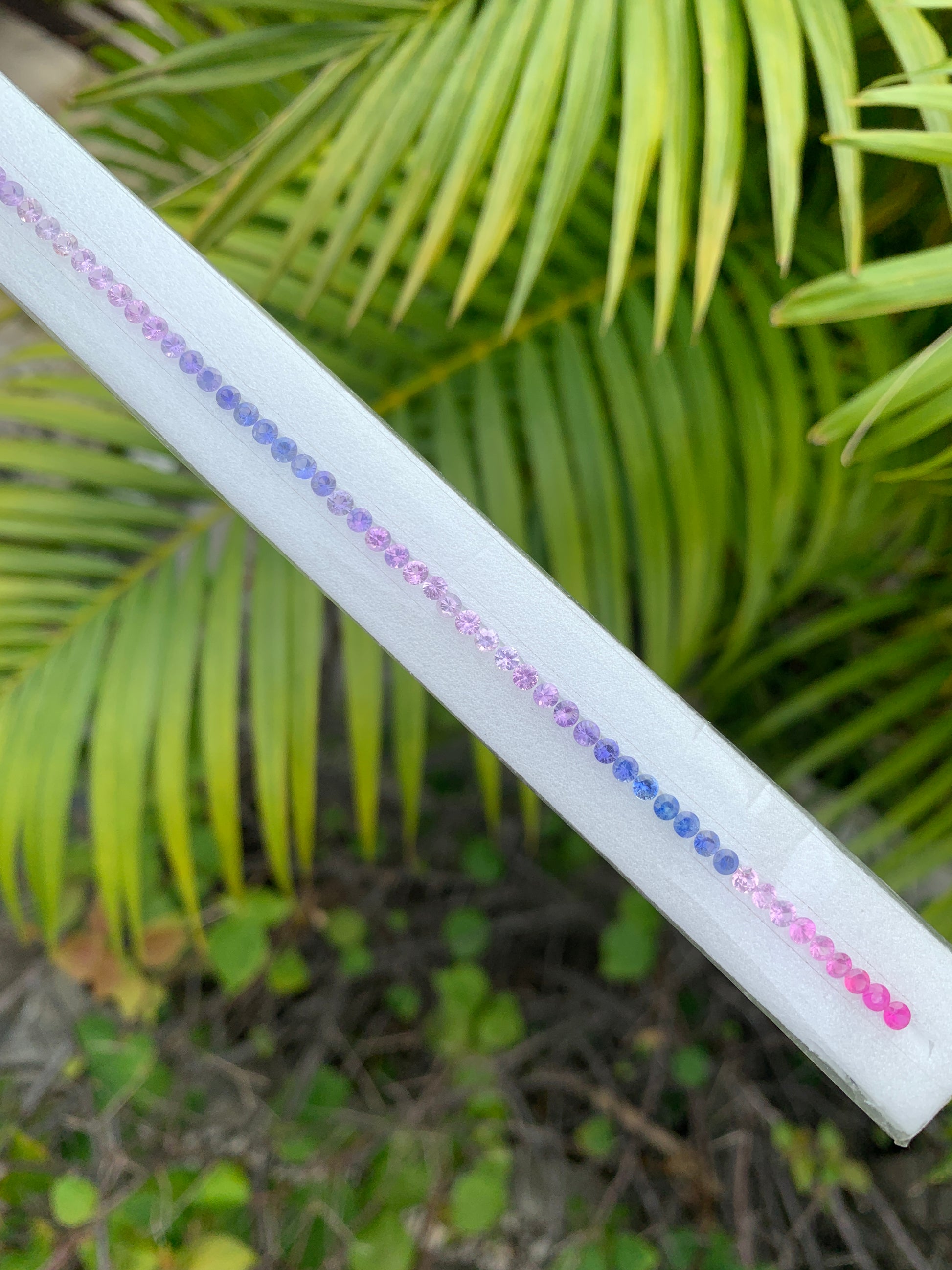 Calibrated fancy sapphire round strand multi color wholesale loose gemstones