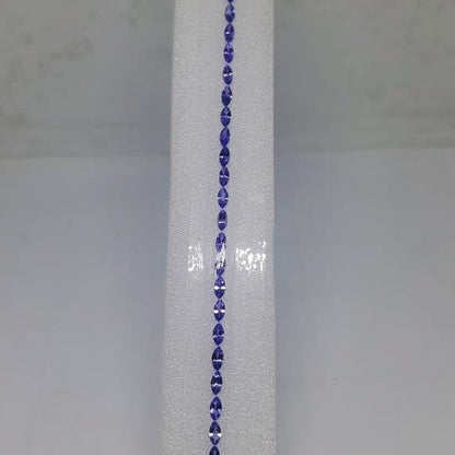 tanzanite marquise cut bracelet line, photo 1