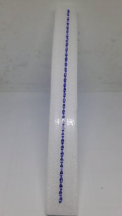 tanzanite marquise cut bracelet line, photo 3