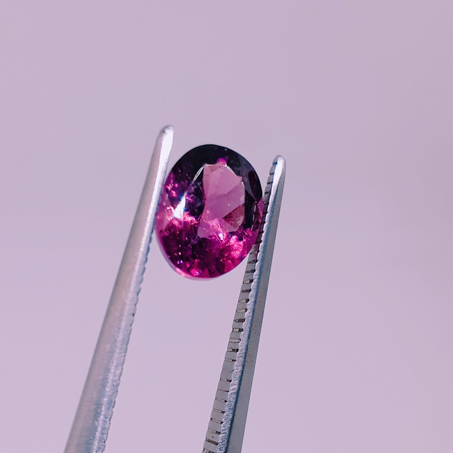 1.06 Carats Natural Hot pink tourmaline Oval cut Size  5.4x7.2mm for RING