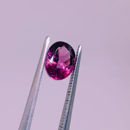 1.06ct hot pink tourmaline oval cut, photo 1
