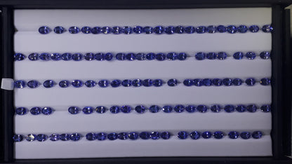 7x5mm natural tanzanite oval loose lot, photo 4