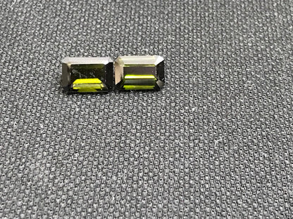 tourmaline emerald cut matching pair, photo 4