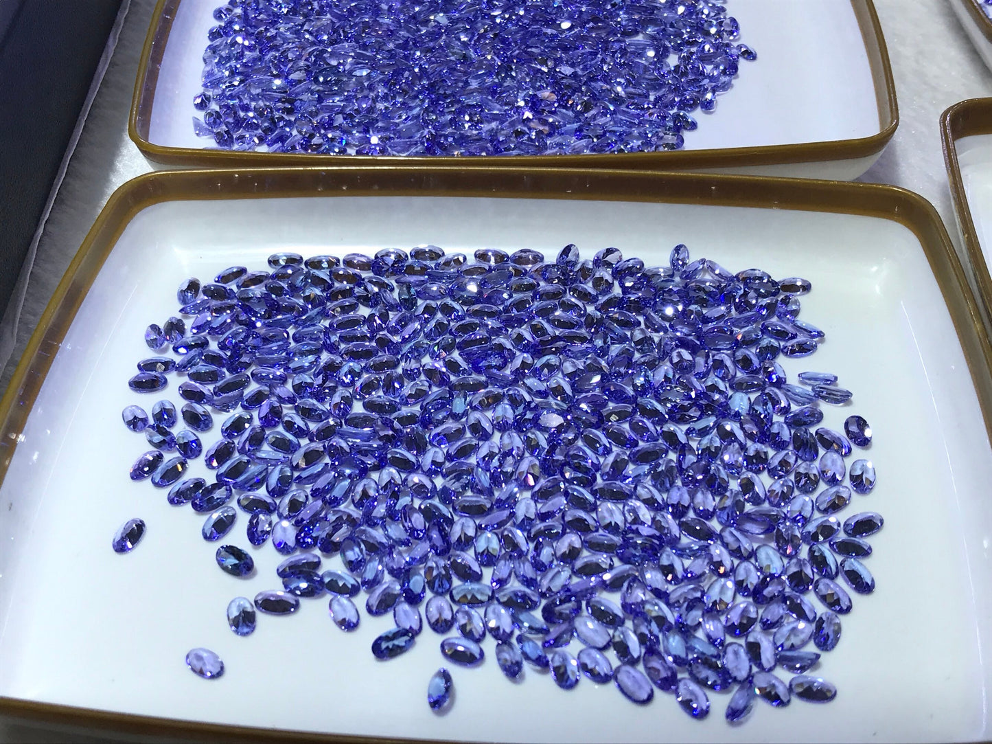 5x3mm Oval  Tanzanite  Nice quality Nice Color  10 stones Lot