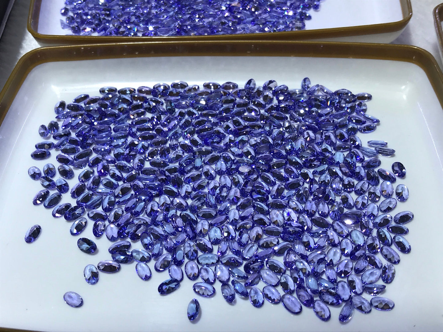 5x3mm Oval  Tanzanite  Nice quality Nice Color  10 stones Lot