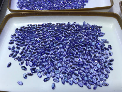 5x3mm natural tanzanite oval lot, photo 4