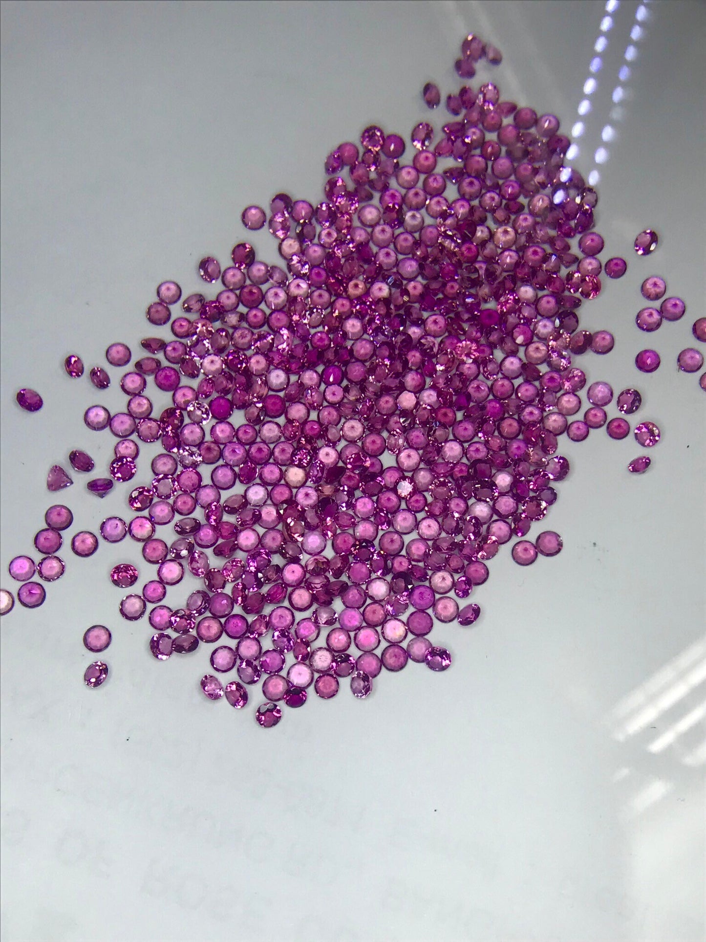 PINK TOURMALINE 2.7mm Rounds 20 Stones lot