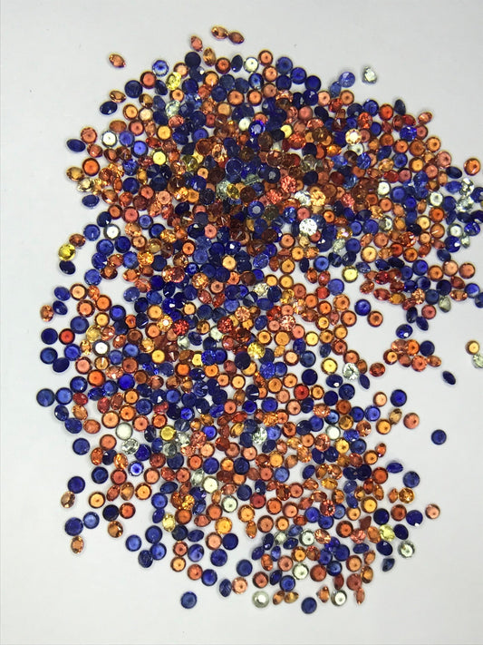 1.7mm to 1.9mm Natural Sapphires Fancy Colors 20 Stones packs