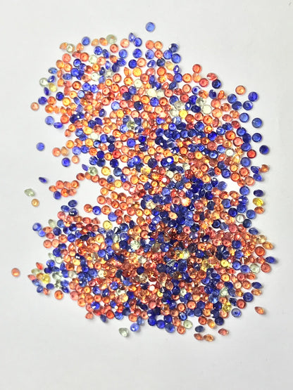 1.7-1.9mm sapphire melee fancy color, photo 4