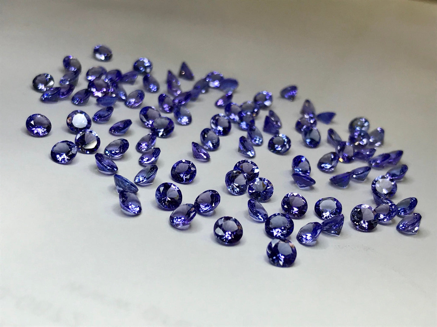 4.5mm Rounds  Natural Tanzanite 5 Stones  pack Ecxellent Cut  December Birth Stones