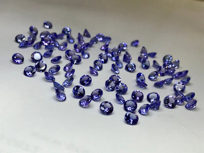 4.5mm natural tanzanite round lot, photo 3