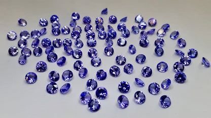 4.5mm natural tanzanite round lot, photo 4