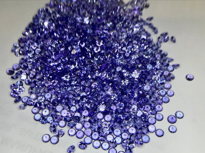 3.5mm natural tanzanite round loose lot, photo 4