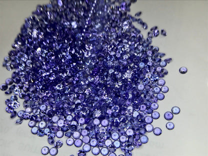 3.5mm natural tanzanite round loose lot, photo 5