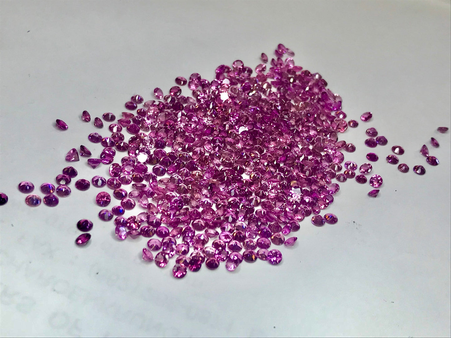 PINK TOURMALINE 2.7mm Rounds 20 Stones lot