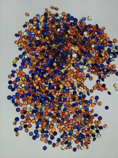 1.7-1.9mm sapphire melee fancy color, photo 3