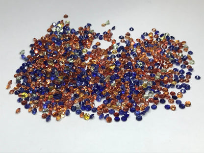 1.7-1.9mm sapphire melee fancy color, photo 5
