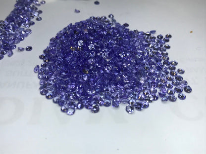 3mm natural tanzanite round loose lot, photo 2
