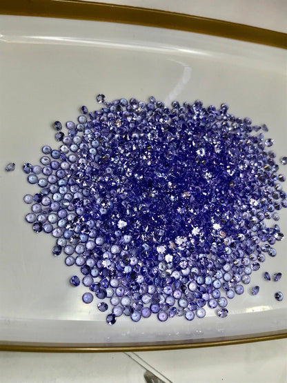 3mm natural tanzanite round loose lot, photo 4