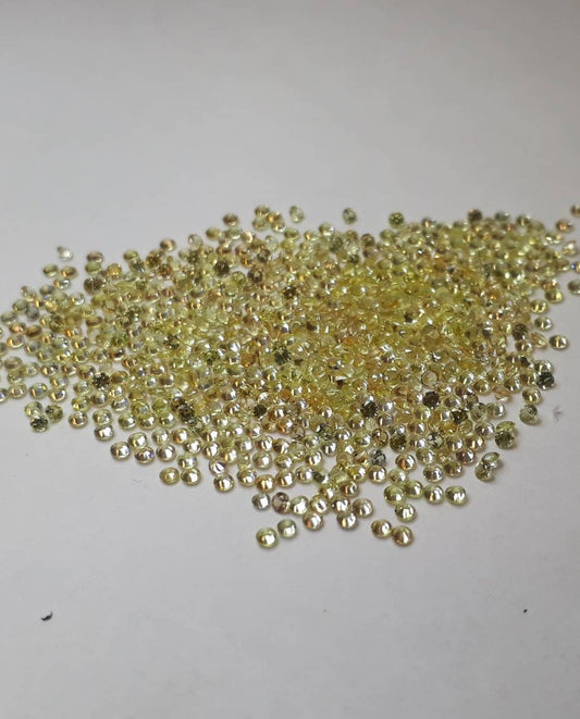 1.5mm Yellow Sapphires Natural loose  Stones Several packs