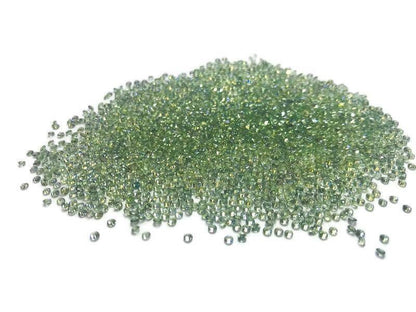 2mm green sapphire round diamond cut lot, photo 1