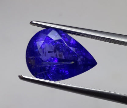 5.54ct tanzanite pear shape gem, photo 2