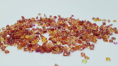 1.5-1.8mm orange-yellow sapphire lot, photo 3