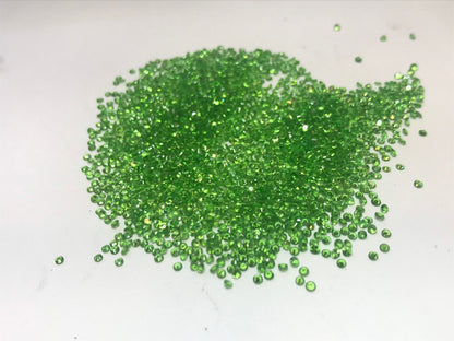 1.5mm tsavorite garnet round loose lot, photo 4