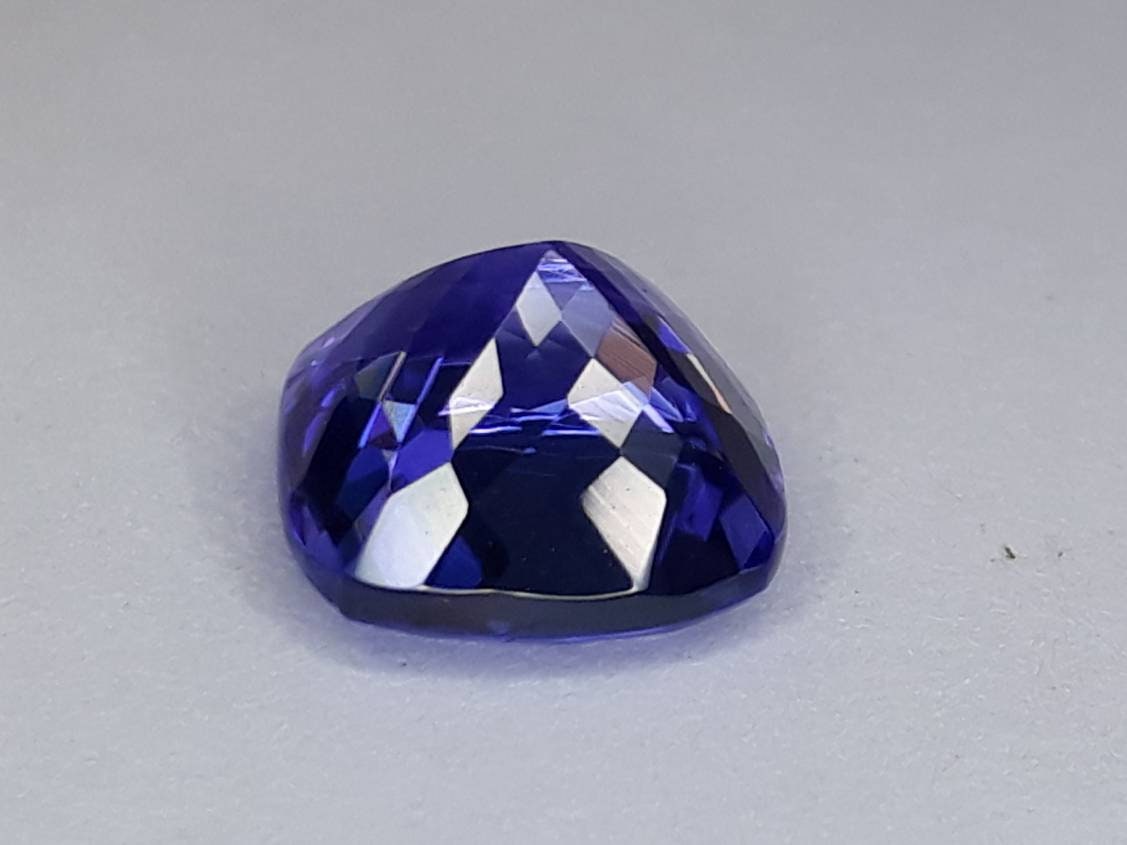 DECEMBER BIRTHSTONE TANZANITE  3.24 Carats 8.5mm Cushion Cut