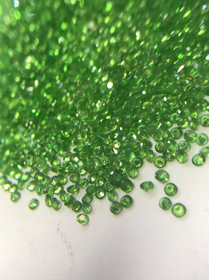1.5mm tsavorite garnet round loose lot, photo 3