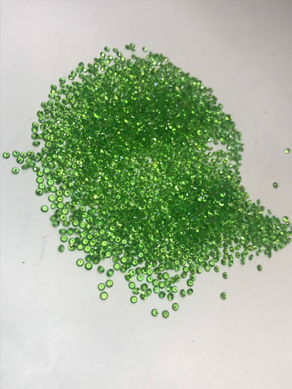 1.5mm tsavorite garnet round loose lot, photo 1