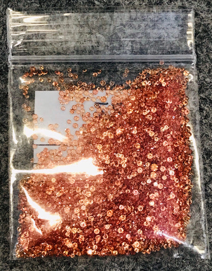 1-1.2mm orange sapphire round lot, photo 1