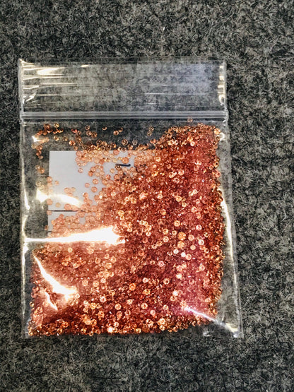 1-1.2mm orange sapphire round lot, photo 2