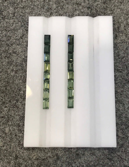 3x5mm green sapphire baguette gradient, photo 3