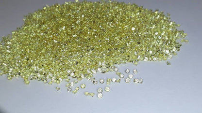 2mm yellow lemon sapphire round loose lot, photo 3